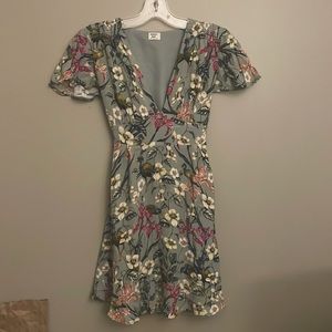 Aritzia Sunday Best Printed Layered Dress XS